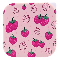 Seamless Strawberry Fruit Pattern Background Stacked Food Storage Container by Bedest