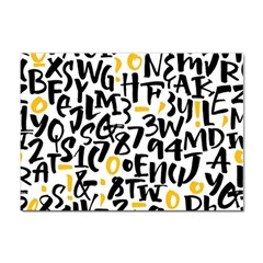 Letters Pattern Sticker A4 (10 pack)