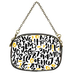 Letters Pattern Chain Purse (Two Sides)