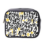 Letters Pattern Mini Toiletries Bag (Two Sides) Front