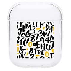 Letters Pattern Hard Pc Airpods 1/2 Case by Bedest