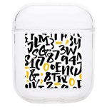 Letters Pattern Soft TPU AirPods 1/2 Case Front