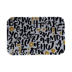 Letters Pattern Open Lid Metal Box (silver)   by Bedest