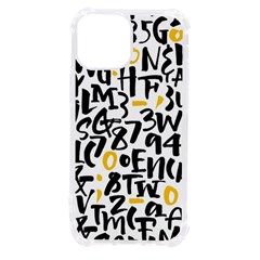 Letters Pattern Iphone 13 Mini Tpu Uv Print Case by Bedest