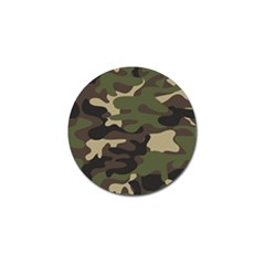 Texture Military Camouflage Repeats Seamless Army Green Hunting Golf Ball Marker (4 Pack) by Bedest