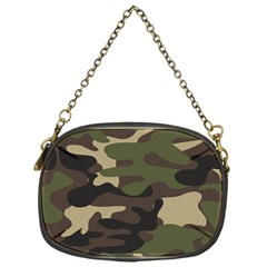 Texture Military Camouflage Repeats Seamless Army Green Hunting Chain Purse (one Side) by Bedest