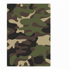 Texture Military Camouflage Repeats Seamless Army Green Hunting Small Garden Flag (two Sides) by Bedest