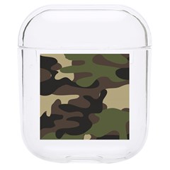 Texture Military Camouflage Repeats Seamless Army Green Hunting Hard Pc Airpods 1/2 Case