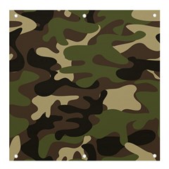 Texture Military Camouflage Repeats Seamless Army Green Hunting Banner And Sign 4  X 4  by Bedest