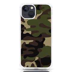 Texture Military Camouflage Repeats Seamless Army Green Hunting Iphone 13 Tpu Uv Print Case by Bedest