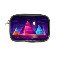 Egyptian Pyramids Night Landscape Cartoon Art Coin Purse by Bedest