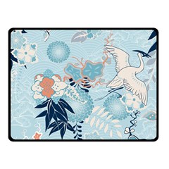 Crane Pattern Bird Animal Nature Fleece Blanket (small) by Bedest