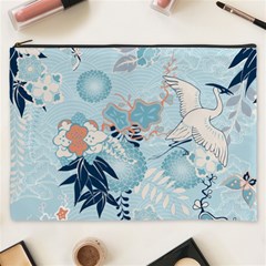 Crane Pattern Bird Animal Nature Cosmetic Bag (xxxl) by Bedest