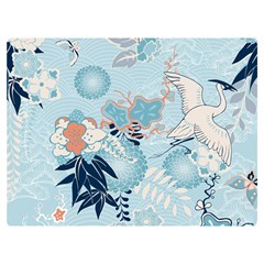 Crane Pattern Bird Animal Nature Premium Plush Fleece Blanket (extra Small) by Bedest