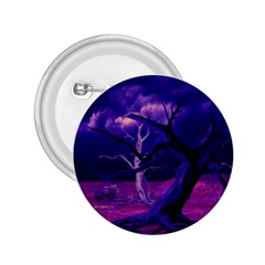 Forest Night Sky Clouds Mystical 2 25  Buttons by Bedest