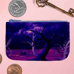 Forest Night Sky Clouds Mystical Large Coin Purse by Bedest