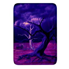 Forest Night Sky Clouds Mystical Rectangular Glass Fridge Magnet (4 Pack) by Bedest