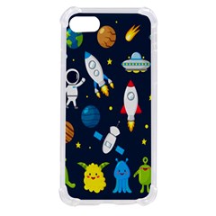 Big Set Cute Astronauts Space Planets Stars Aliens Rockets Ufo Constellations Satellite Moon Rover V Iphone Se by Bedest