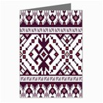 Illustration Ukrainian Folk Seamless Pattern Ornament Greeting Cards (Pkg of 8) Left