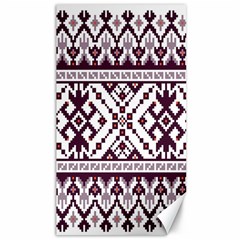 Illustration Ukrainian Folk Seamless Pattern Ornament Canvas 40  X 72  by Bedest