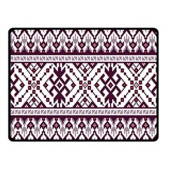 Illustration Ukrainian Folk Seamless Pattern Ornament Fleece Blanket (small) by Bedest