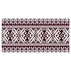 Illustration Ukrainian Folk Seamless Pattern Ornament Banner And Sign 4  X 2 