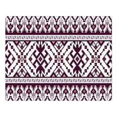 Illustration Ukrainian Folk Seamless Pattern Ornament Premium Plush Fleece Blanket (large) by Bedest