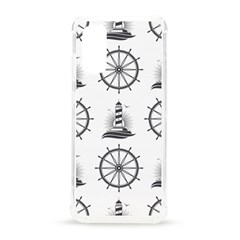 Marine Nautical Seamless Pattern With Vintage Lighthouse Wheel Samsung Galaxy S20 6 2 Inch Tpu Uv Case by Bedest