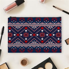 Ukrainian Folk Seamless Pattern Ornament Art Cosmetic Bag (large) by Bedest