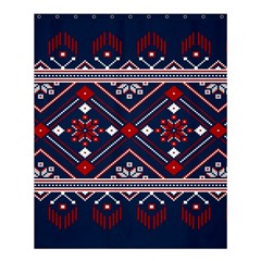 Ukrainian Folk Seamless Pattern Ornament Art Shower Curtain 60  X 72  (medium) 