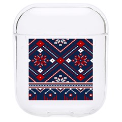 Ukrainian Folk Seamless Pattern Ornament Art Hard Pc Airpods 1/2 Case by Bedest