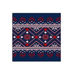 Ukrainian Folk Seamless Pattern Ornament Art Satin Bandana Scarf 22  X 22  by Bedest