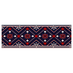 Ukrainian Folk Seamless Pattern Ornament Art Banner And Sign 12  X 4  by Bedest