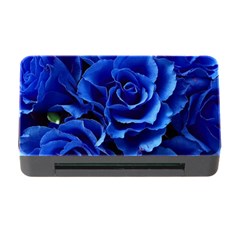 Blue Roses Flowers Plant Romance Blossom Bloom Nature Flora Petals Memory Card Reader With Cf by Bedest