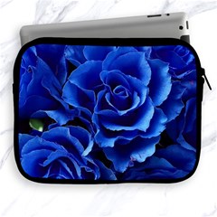 Blue Roses Flowers Plant Romance Blossom Bloom Nature Flora Petals Apple Ipad 2/3/4 Zipper Cases by Bedest