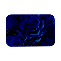 Blue Roses Flowers Plant Romance Blossom Bloom Nature Flora Petals Open Lid Metal Box (silver)   by Bedest