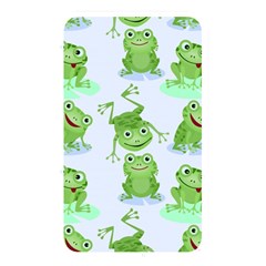 Cute Green Frogs Seamless Pattern Memory Card Reader (rectangular) by Bedest