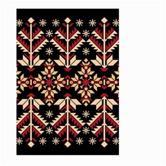 Vector Illustration Of Ukrainian Folk Seamless Pattern Ethnic Ornament Border Element Traditional Large Garden Flag (two Sides) by Bedest