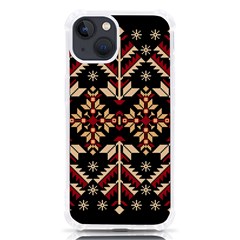 Vector Illustration Of Ukrainian Folk Seamless Pattern Ethnic Ornament Border Element Traditional Iphone 13 Tpu Uv Print Case by Bedest