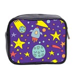 Card With Lovely Planets Mini Toiletries Bag (Two Sides) Back