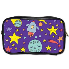 Card With Lovely Planets Toiletries Bag (two Sides) by Bedest