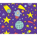 Card With Lovely Planets Deluxe Canvas 14  x 11  (Stretched) 14  x 11  x 1.5  Stretched Canvas