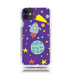 Card With Lovely Planets Iphone 11 Tpu Uv Print Case by Bedest