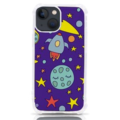 Card With Lovely Planets Iphone 13 Mini Tpu Uv Print Case by Bedest