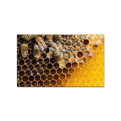 Honeycomb With Bees Sticker (rectangular) by Bedest