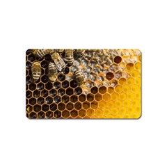 Honeycomb With Bees Magnet (name Card) by Bedest