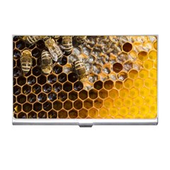 Honeycomb With Bees Business Card Holder by Bedest