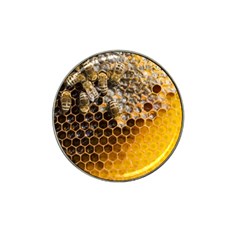 Honeycomb With Bees Hat Clip Ball Marker by Bedest