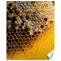 Honeycomb With Bees Canvas 16  X 20  by Bedest