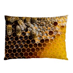 Honeycomb With Bees Pillow Case by Bedest